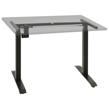 Electric Motorised Standing Desk Frame Height Adjustable Black